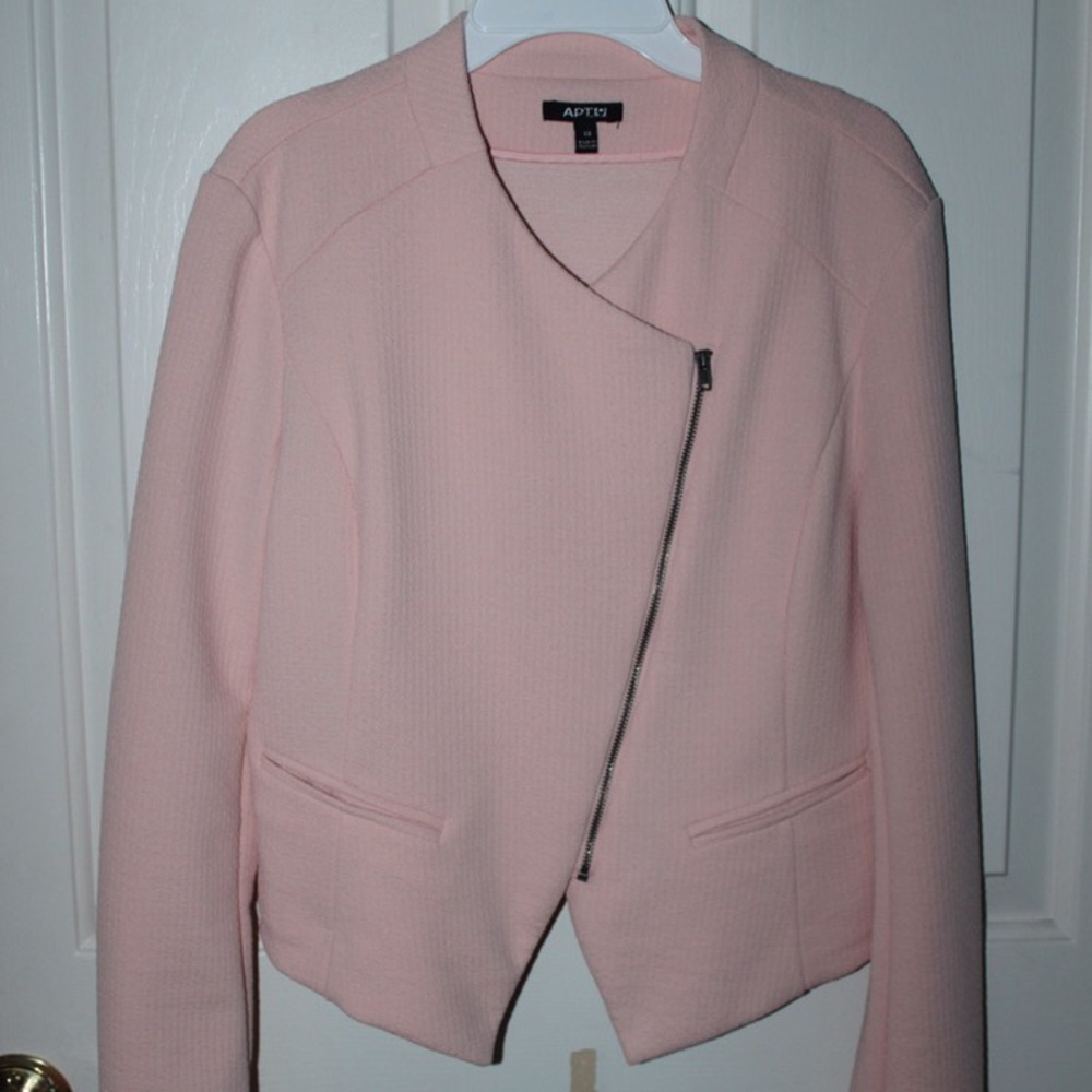 APT.9 Pink Moto Jacket